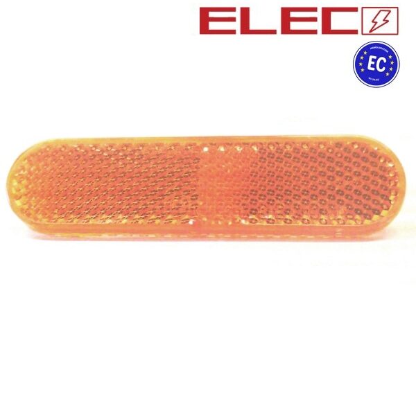 Reflector Rechthoek 96x24 Oranje Plak CE