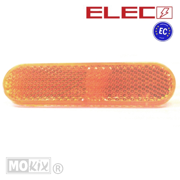Reflector Rechthoek 96x24 Oranje Plak CE