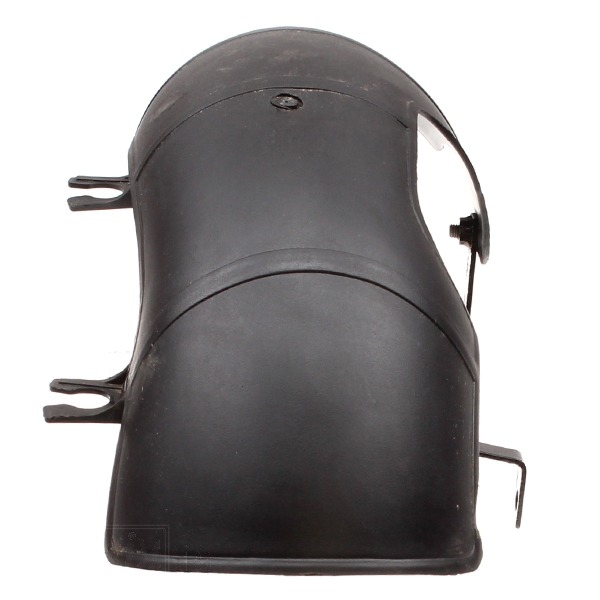 Achterbandspatbord China Grand Retro (Horz) Zwart - MKX