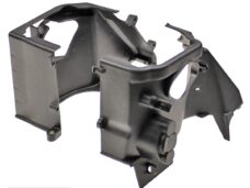 Koelkap Cilinder Onder + Boven China GY6 125 Zwart