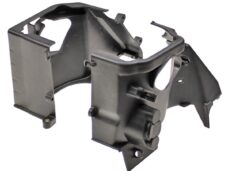Koelkap Cilinder Onder + Boven China GY6 125 Zwart