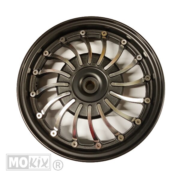 Velg Djjd Cashmere Achter 2.5 X 10 Zwart