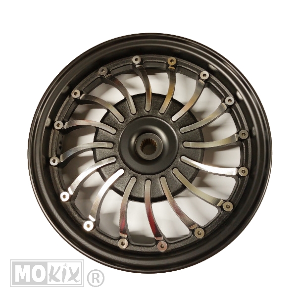 Velg Djjd Cashmere Achter 2.5 X 10 Zwart