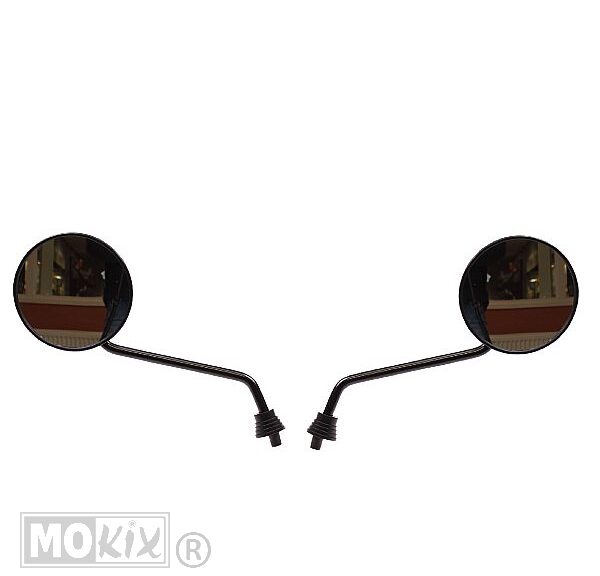 Spiegel Djjd Cashmere Rond Zwart L/R CE