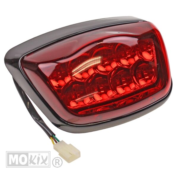 Achterlicht China Classic LX Zwart LED CE