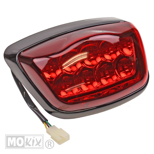 Achterlicht China Classic LX Zwart LED CE