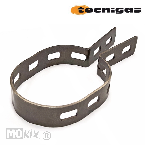 Uitlaatklem UNI Ovaal Demper 80mm - Tecnigas