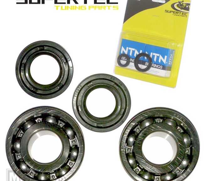Jeu de roulements/joints d'étanchéité Derbi Senda-R NTN 4 pièces - Supertec