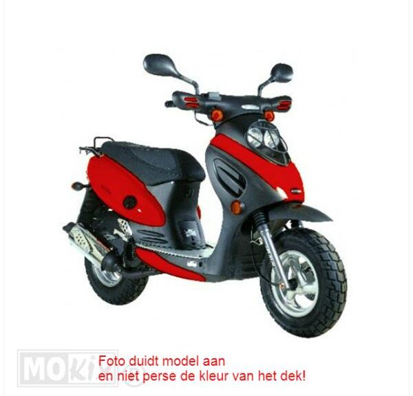 Buddy DEK Kymco TOP BOY Carbon Zwart Xtreme