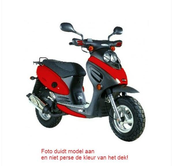 Buddy DEK Kymco TOP BOY Carbon Zwart Xtreme