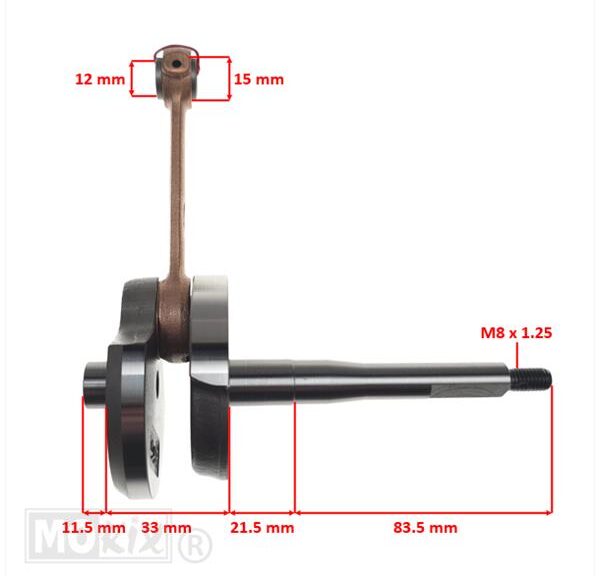 Krukas Vespa Ciao/Citta 12 PEN CM