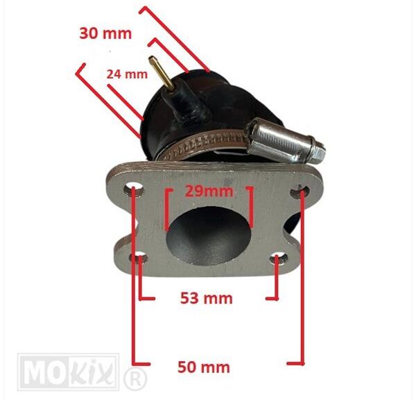 Coletor vertical Peugeot 24mm