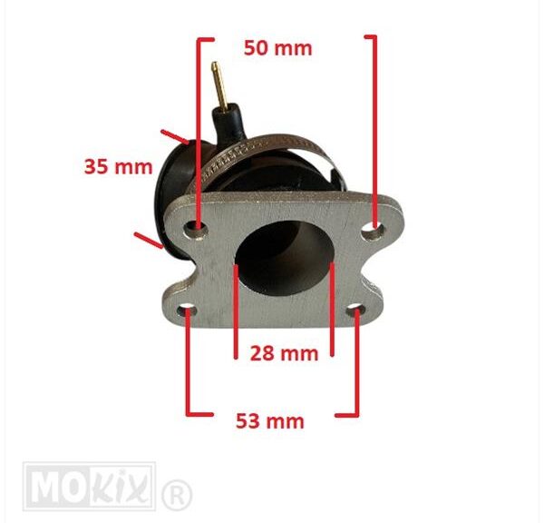 Coletor vertical Peugeot 28mm