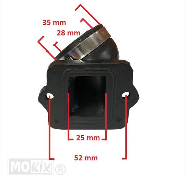 Spruitstuk Piaggio 28mm (35)