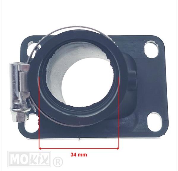 Spruitstuk Minarelli AM6/DERBI Senda-R 35-34mm