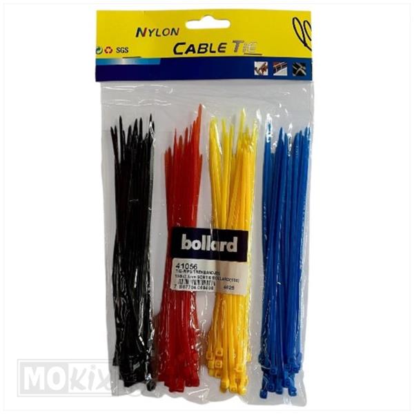 TIE-Rips/Trekbandjes 150x2.5mm Sortie BOLLARD(100)