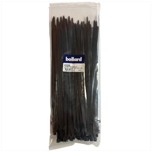 TIE-Rips/Trekbandjes 250x4.8mm Zwart Bollard (100)