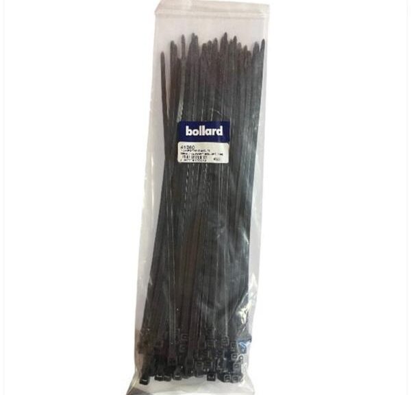 TIE-Rips/Trekbandjes 300x4.8mm Zwart Bollard (100)