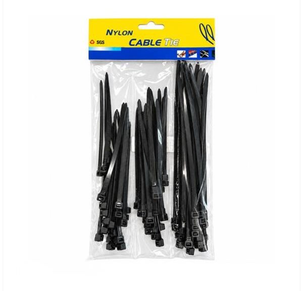 TIE-Rips/Trekbandjes Grote Sortie  Zwart 75 Stuks
