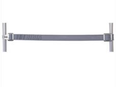 Kofferrekbinder DIK 60cm Haak/Klem Grijs Bibia