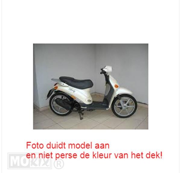 Buddy DEK Piaggio Liberty 1 <03 Zwart MKX