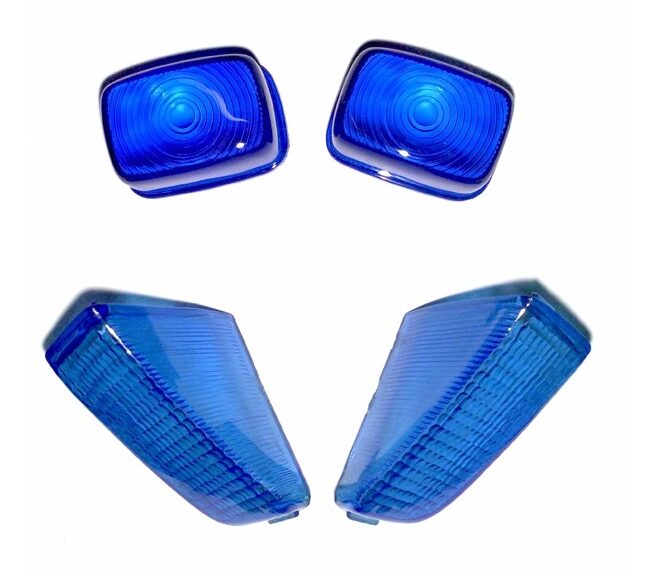 RAW-BOL Glas Yamaha BW'S SET Blauw - MKX