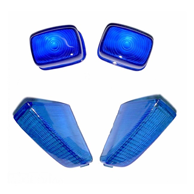 RAW-BOL Glas Yamaha BW'S SET Blauw - MKX