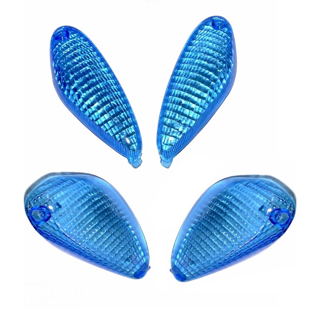 RAW-BOL Glas Piaggio NRG Extreme SET Blauw - MKX