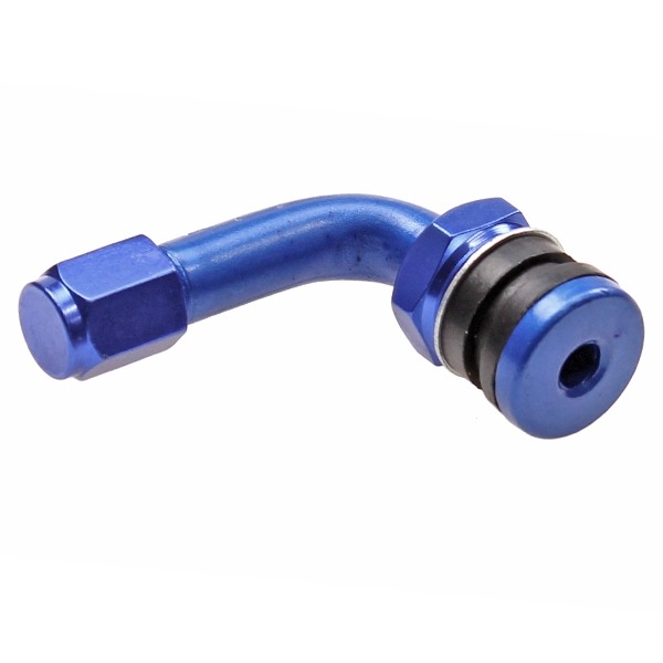 Ventiel Tubeless Haaks Blauw/CP