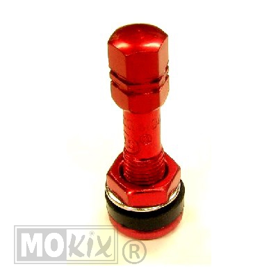 Ventiel Tubeless Recht Rood