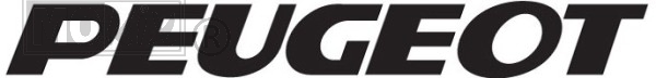 Peugeot Speedfight 2 Stickerset Onderspoiler Zwart