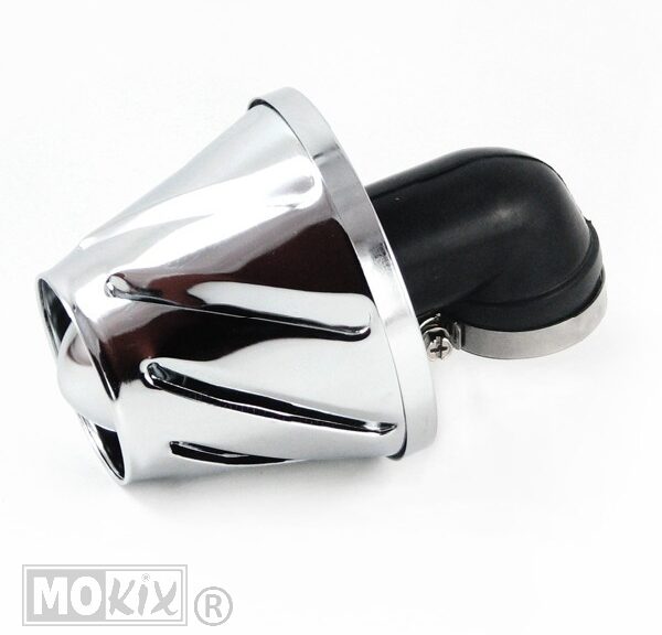 Powerfilter Helix 28/35 Haaks 90° Chroom Supertec