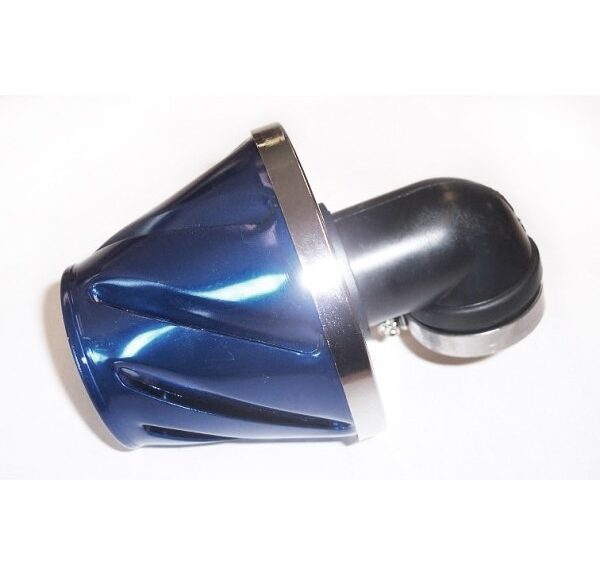 Powerfilter Helix 28/35 Haaks 90° Blauw Supertec
