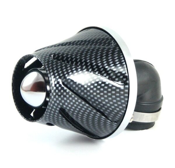 Powerfilter Helix 28/35 Haaks 90° Carbon Supertec