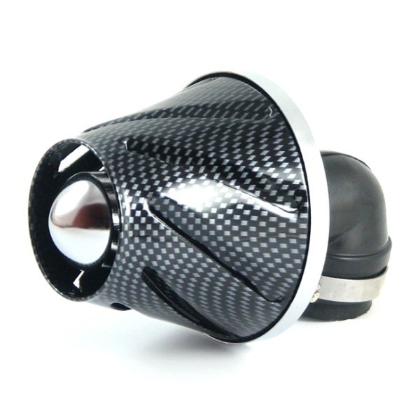 Powerfilter Helix 28/35 Haaks 90° Carbon Supertec