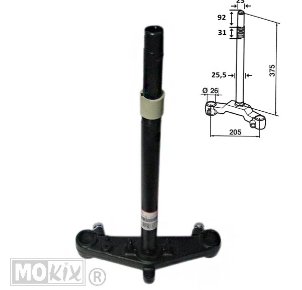 Kroonstuk Yamaha NEO'S 2T 08-"11 "