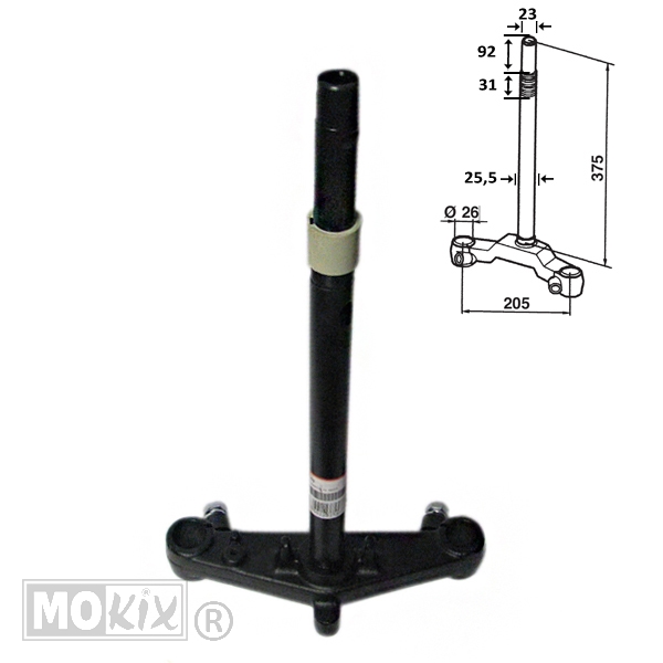 Kroonstuk Yamaha NEO'S 2T 08-"11 "