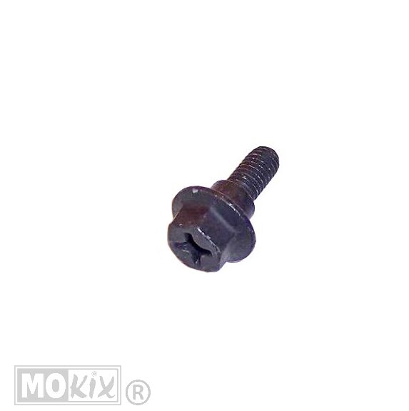 Bröstbult M6x18 (9x5) Svart (1) ORG - Piaggio