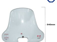Windscherm Piaggio ZIP 00 4T Medium TUV Faco H540"