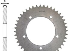 Achtertandwiel Aprilia RS'99-'02 102mm 5g 44t IGM