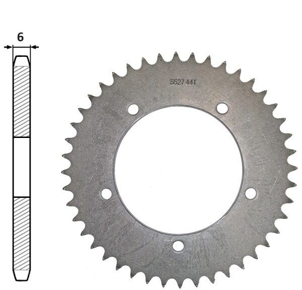 Achtertandwiel Aprilia RS'99-'02 102mm 5g 44t IGM