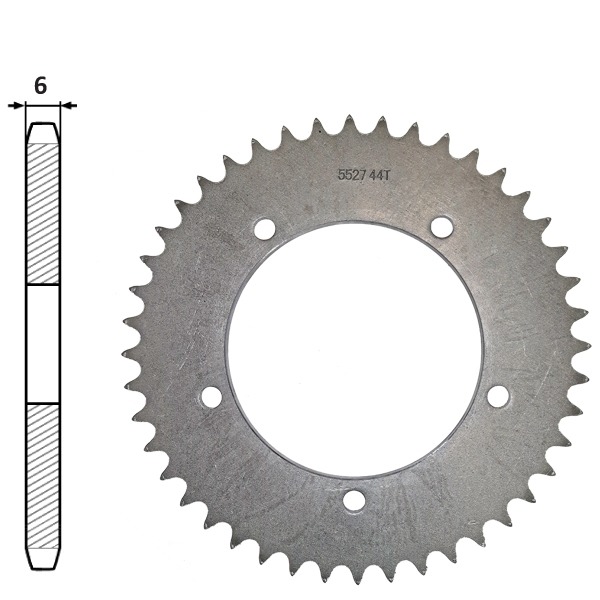 Achtertandwiel Aprilia RS'99-'02 102mm 5g 44t IGM