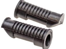 Voetsteun-Rubbers SET Peugeot FOX Zwart ST - Supertec