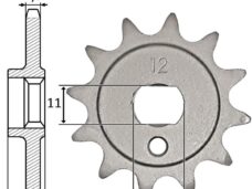 Voortandwiel Kreidler 5V (415) 12tands IGM
