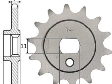 Voortandwiel Kreidler 5V (415) 14tands IGM