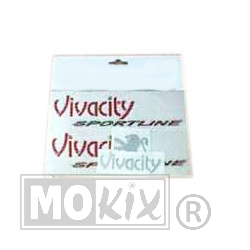 Peugeot Viva City Stickerset Sportline