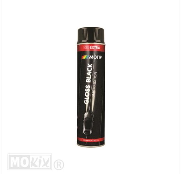 SPB Motip Autolak Zwart Glans Promo 600ml (1)