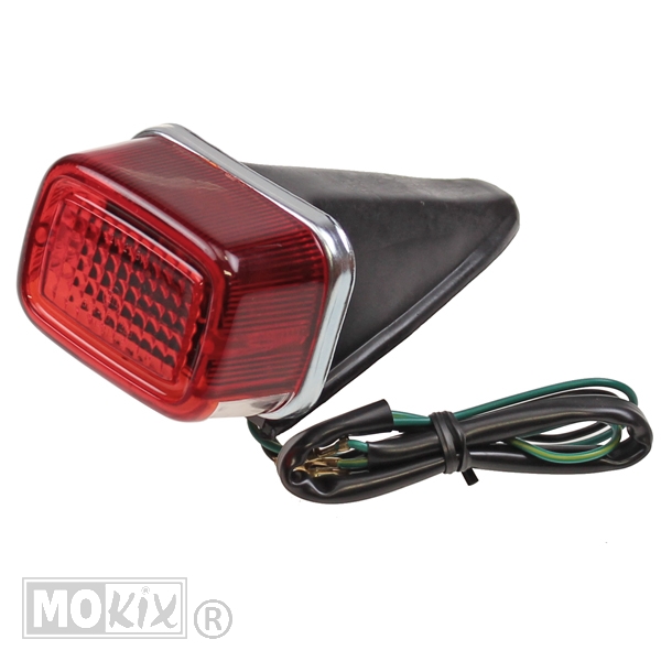 Achterlicht Universeel Enduro Klein Zwart CE