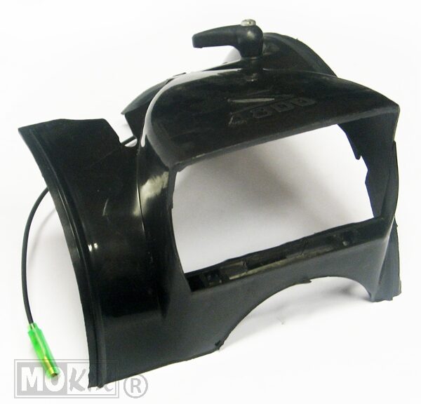 60928 KOPLAMP KAP SOLEX  4800 ZWART + SCHAKELAAR