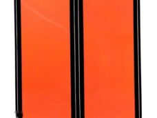 Bromfietsplaatje Oranje Links/Rechts Gekeurd